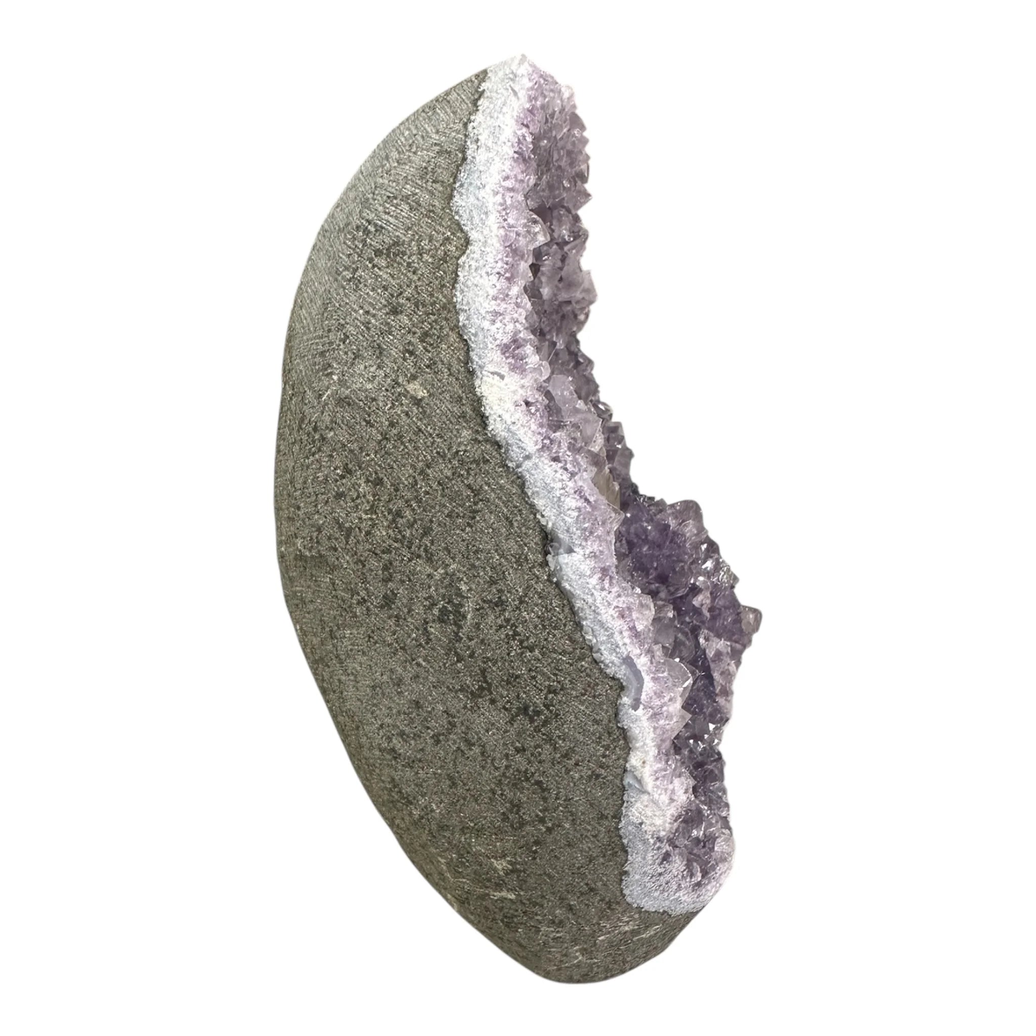 Amethyst Geode Cluster – 5.5” Crystal for Protection, Calm & Spiritual Growth