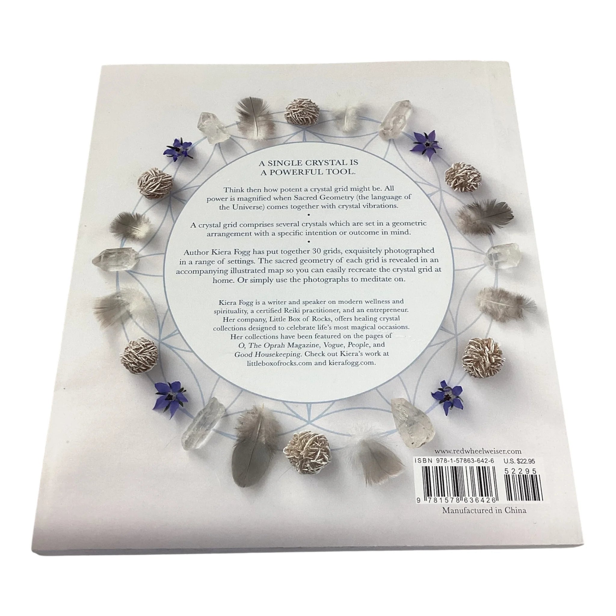 Crystal Gridwork: The Power of Crystals and Sacred Geometry to Heal, Protect and Inspire By Kiera Fogg