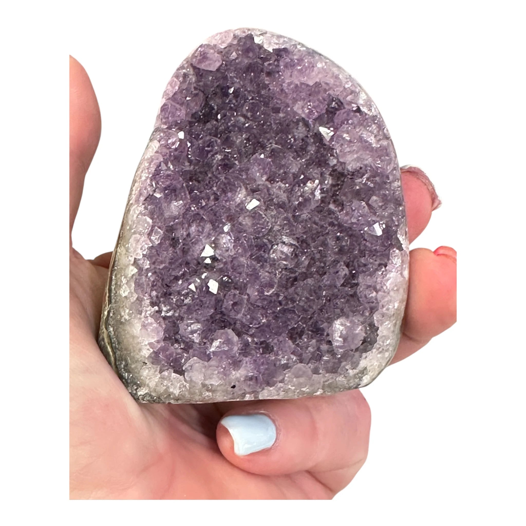 Amethyst Geode Cluster – 2 ¾" | 10 oz Natural Healing Crystal